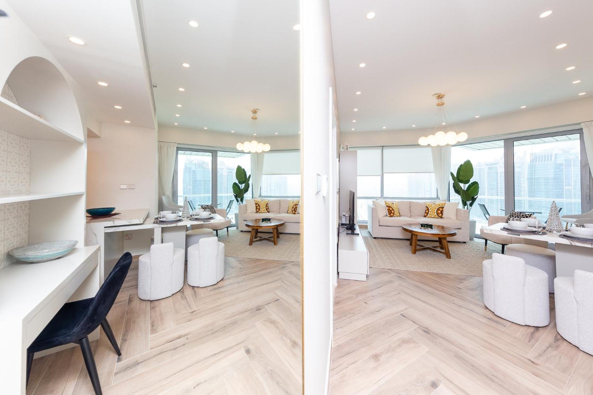 Charming Brand New 2Br Close To The Beach Dubai Eksteriør bilde