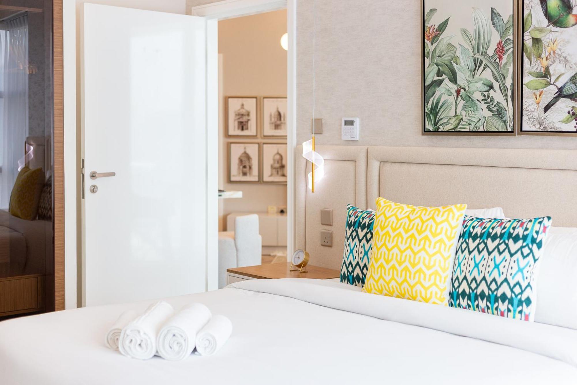 Charming Brand New 2Br Close To The Beach Dubai Eksteriør bilde